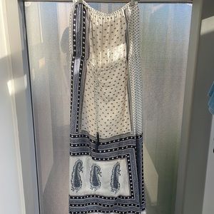 Calypso silk strapless bandanna dress size medium.